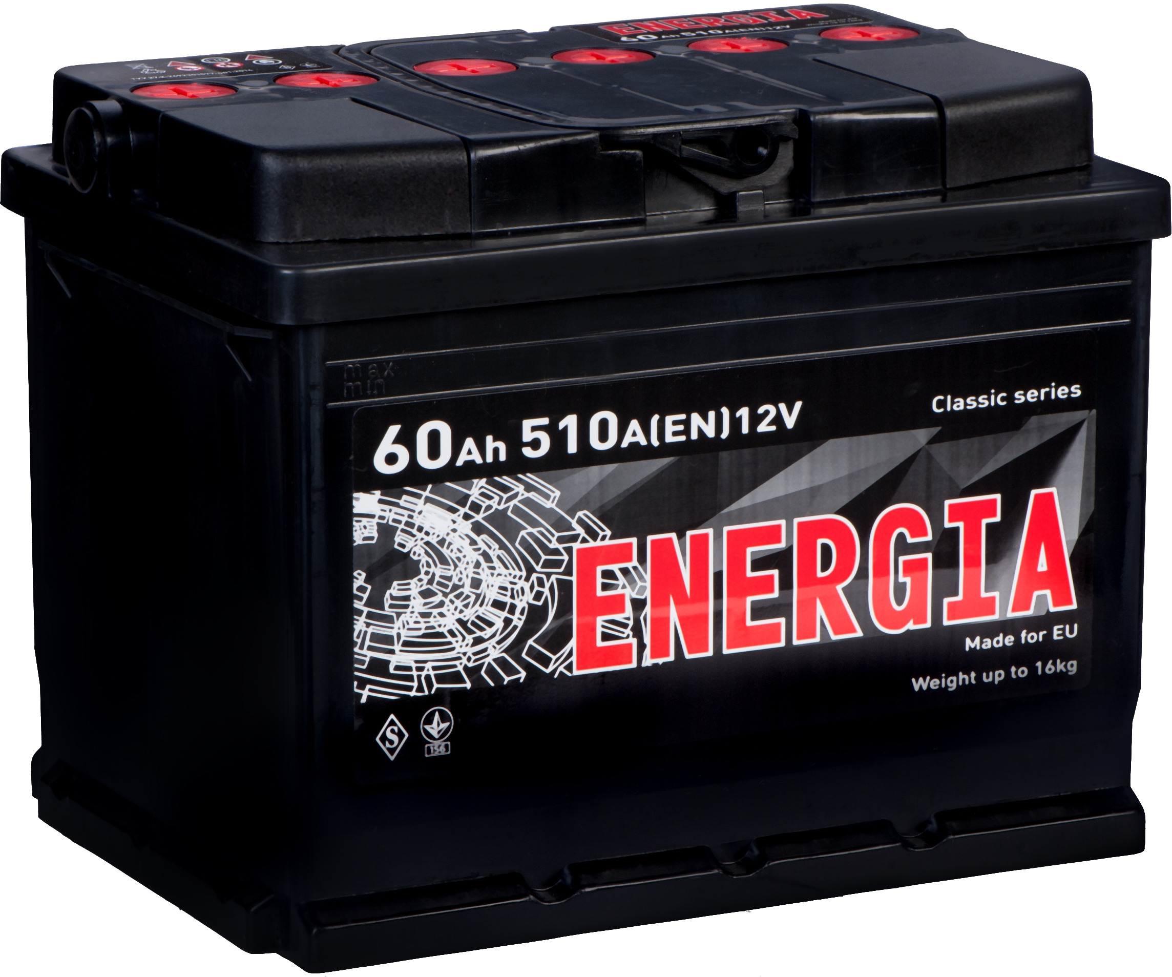 Акумулятор ENERGIA 6CТ-60АЗ R